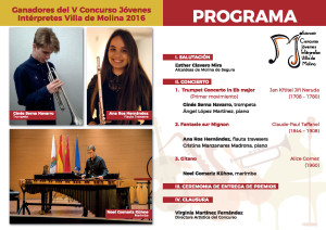programa de mano - interior